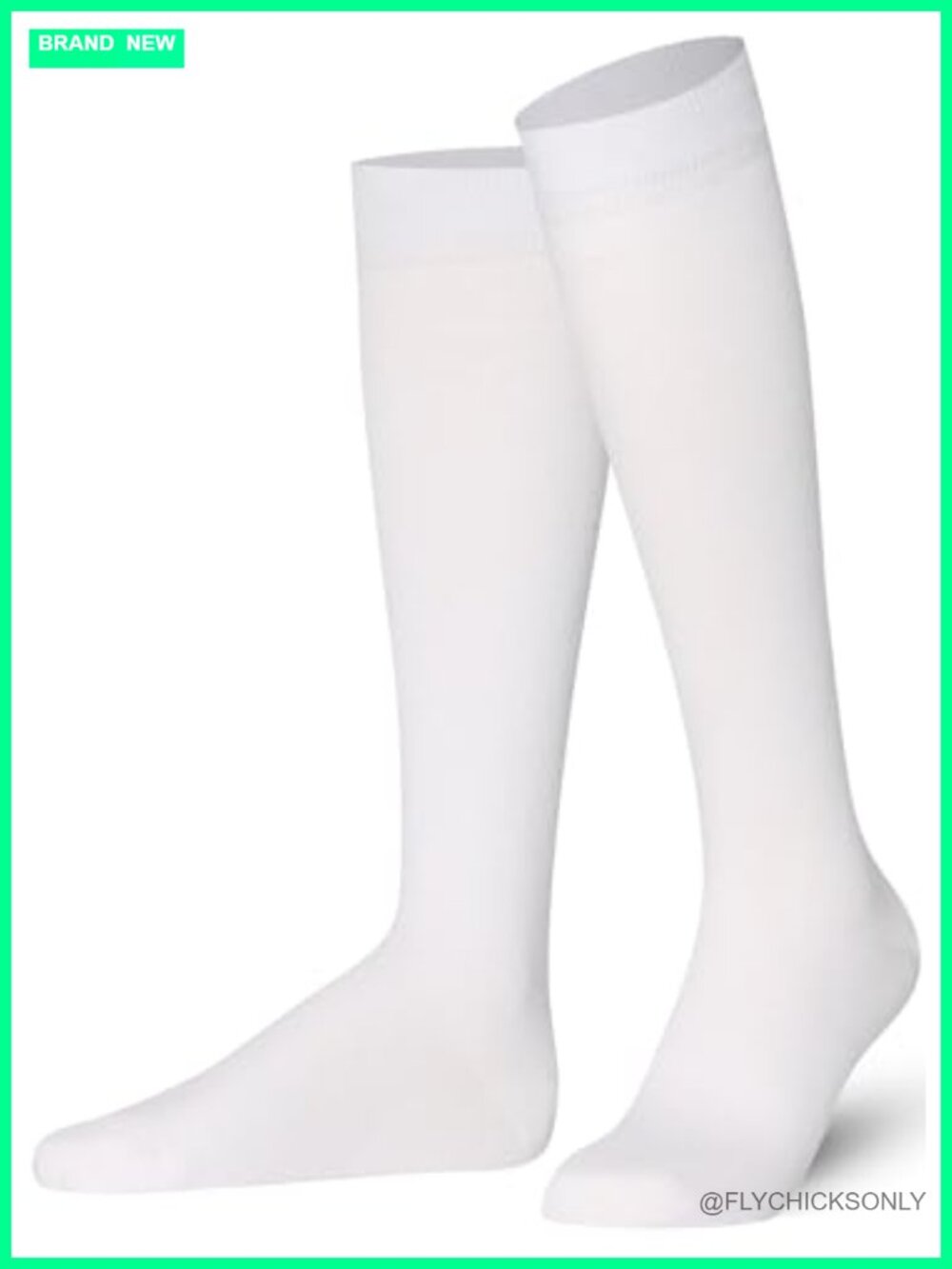 Knee High Socks Combed Cotton Seamless Toe Tall Long Socks